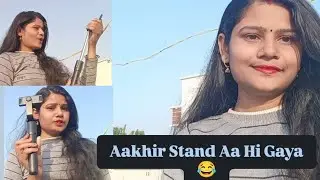 Naya stand, purani struggle 😂📱#PhoneStand #DailyVlog #Relatable #IndianVlogger #VlogLife
