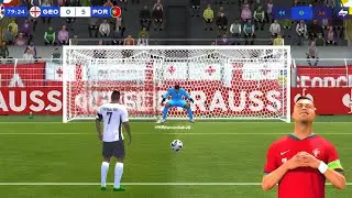 Portugal vs Georgia| UEFA euro cup 2024 full match highlights | FC mobile gameplay