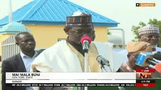 Governor Mai Mala Buni Of Yobe State Inaugurates Multi Billion Naira Water Scheme In Sokoto | NTA