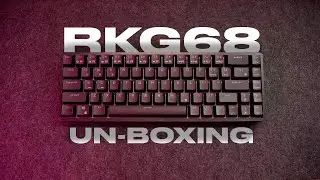 RKG68 UNBOXING | Best budget 65% keyboard royal kludge RK68 review (for mac, ipad, windows)