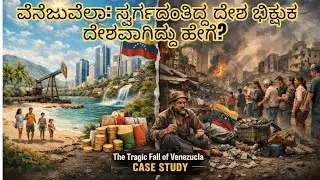 ವೆನೆಜುವೆಲಾ: ಸ್ವರ್ಗದಂತಿದ್ದ ದೇಶ ಭಿಕ್ಷುಕ ದೇಶವಾಗಿದ್ದು ಹೇಗೆ? | The Tragic Fall of Venezuela: Case Study