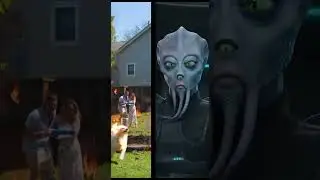 Alien Reacts to Human Fails 😂 #shortfeeds #AlienReacts #funnyfails  #DarkHumor #YouTubeShorts
