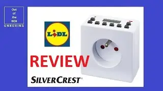 SilverCrest Digital Socket Timer UNBOXING (Lidl max. 3600W 10 ON/OFF program sets)