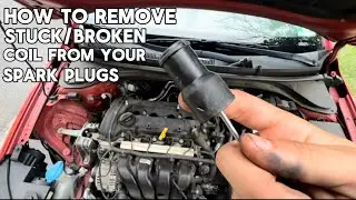 How to remove stuck/broken ignition coil from your spark plugs✔️