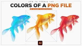 Как изменить цвет PNG-файла в Adobe Illustrator | Обучение работе с Illustrator | Быстро и просто