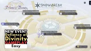 [Snowbreak: Containment Zone] Suspense in Skytopia: Defiance of Divinity - Lone Warrior (Easy)
