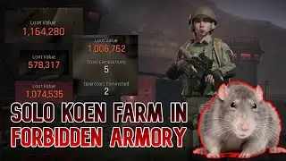 HOW I FARM KOEN AS A SOLO IN FORBIDDEN ARMORY | Arena Breakout Infinite Chill Gameplay #abi #chill