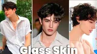 Get Glass Skin at home | glow up tips for men | looksmaxxing for glass like glowing skin for men's