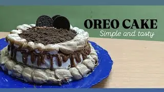 How to make oreo cake #oreocake #simplecake #tasty #youtube ▶️comment ur feedback if u like 💗