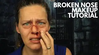 Broken Nose Makeup Tutorial | Special Effects Makeup | SchminkenGrime.nl