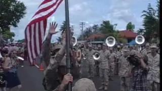66th Guam Liberation Parade, Marine Marching Band