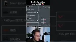 OhnePixel considers watching VCT 😂 #ohnepixel #cs #valorant #vct #leofaria #fnatic #prx #drx #th