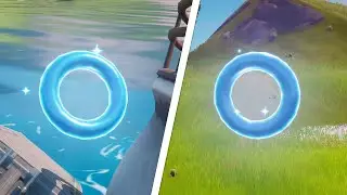 Collect Floating Rings at Pleasant Park All Locations - Fortnite