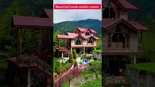 Beautiful house amidst nature