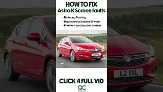 Vauxhall Opel Astra K LCD screen repair fix DIY instruction #vauxhallastra #screen #navi900 #repair
