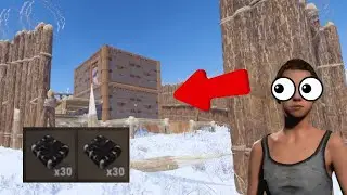 Solo raiding loaded bases on rust + base showcase (Rust Movie)