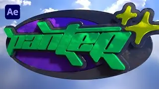 How To Make Multi Extruded 3D Y2K Logo In After Effects