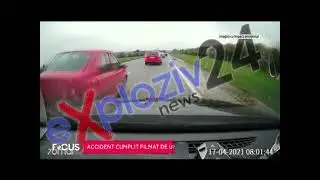 Accident cumplit filmat de una dintre victime