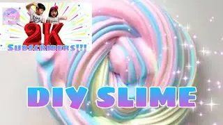 How to make slime | 2000 Subscriber | QJ and Haiz