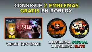 CONSIGUE 1 EMBLEMA NORMAL Y 1 DE ELITE GRATIS EN PETAPETA  ROBLOX | Evento HALLOWEEN SPOTLIGHT