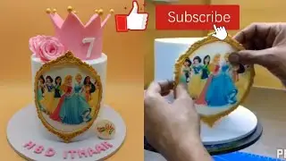 How To Make A Snow Princess Cake | Snow Princess cake Decorating | Birthday cake 2023