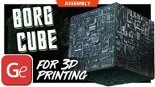 Borg Cube STL files for 3D printing | Assembly by Gambody