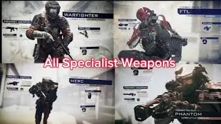 All Specialist Weapons