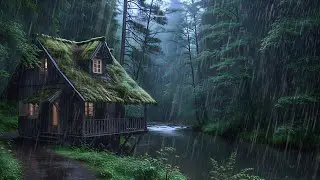 Rainforest Night Rain Sounds 🌧️ Deep Sleep ASMR for Stress Relief, Anxiety Calm & Relaxing Ambiance