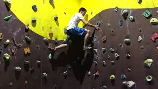 T&eacute;cnica en X diedros (T&eacute;cnica percepci&oacute;n cinest&eacute;sica) - Entrenamiento de escalada JDPC