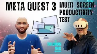 Meta Quest 3 как инструмент повышения производительности? | Настройка нескольких экранов на Mac в...