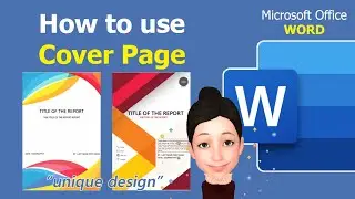Microsoft Office WORD | How to use Cover Page - 6