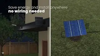 Solar Outdoor Lighting &ndash; Product Visualization | 3D Commercial Render