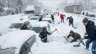 Italy Paralyzed by Historic Snowstorm! Piedmont Buried Under Deep Snow