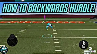 HOW TO BACKWARDS HURDLE IN MADDEN MOBILE 26! Madden Mobile 26