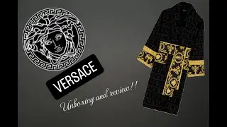 Unboxing and review of Versace Baroque bathrobe