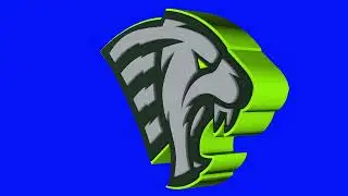 Orlando Guardians XFL 2023 Blue Screen Logo Loop Chroma Animation