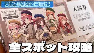 ぼっちがひとりでサクッと全コラボスポットを巡る！五等分の花嫁×東武動物公園コラボに行ってきた