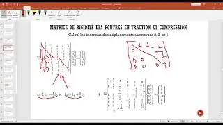 Calcul des déplacements des noeuds et matrice de rigidité globale PART8