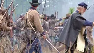 The Battle of Olustee, Florida reenactment  
