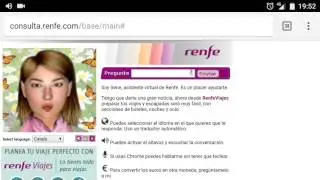Assistent virtual de RENFE en catal&agrave;