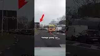 Race Against Time: Police Lower Bridge for Ambulance in Cardiac Emergency 🚨