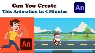 Can You Create This Animation In 5 Minutes | Adobe animate tutorial