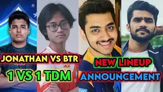 TSM JONATHAN VS BTR LUXXY & ZUXXY | 1 VS 1TDM | AMAN JOIN GODLIKE ? | CELTZ ROXX | GHATAK | SCOUT