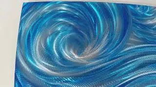 metal art painting modern wall decor  -   