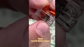 WAGO Chuveiros cabos de at&eacute; 6mm e 41 A - Conex&atilde;o Autom&aacute;tica. Instala&ccedil;&atilde;o F&aacute;cil, R&aacute;pida e Segura