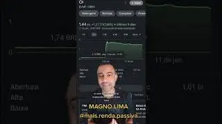 #oibr3 ele est&aacute; com raiva da a&ccedil;&atilde;o e continua esperando lucro #investimentos #comoinvestir #oibr4