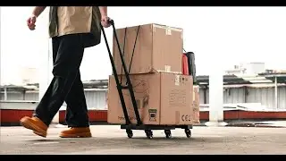 Folding Hand Truck Dolly Cart Luggage Cart for Moving Travel Shopping 440lb