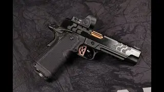 Установка коллиматорного прицела Trijicon SRO Red Dot на пистолет Kimber 2K11 калибра 9 мм