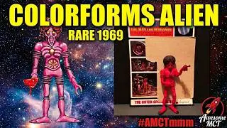 🪐👽 Colorforms Outer Space Men - Orbitron Alien from Uranus🚀60's Bendy Action Figure Classic Toys ✨