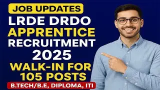 LRDE DRDO Apprentice Recruitment 2025